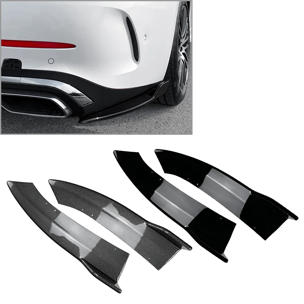 

Car Rear Bumper Lower Side Corner Spoiler Splitter Lip Diffuser Cover For Mercedes Benz C Class W206 C200 C260 C300AMG 2022+