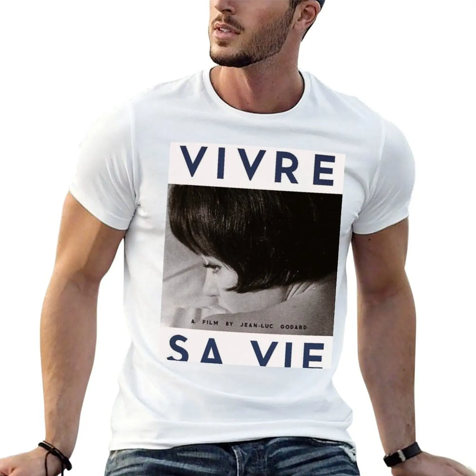 Футболка Vivre Sa Vie, модная повседневная рубашка с коротким рукавом