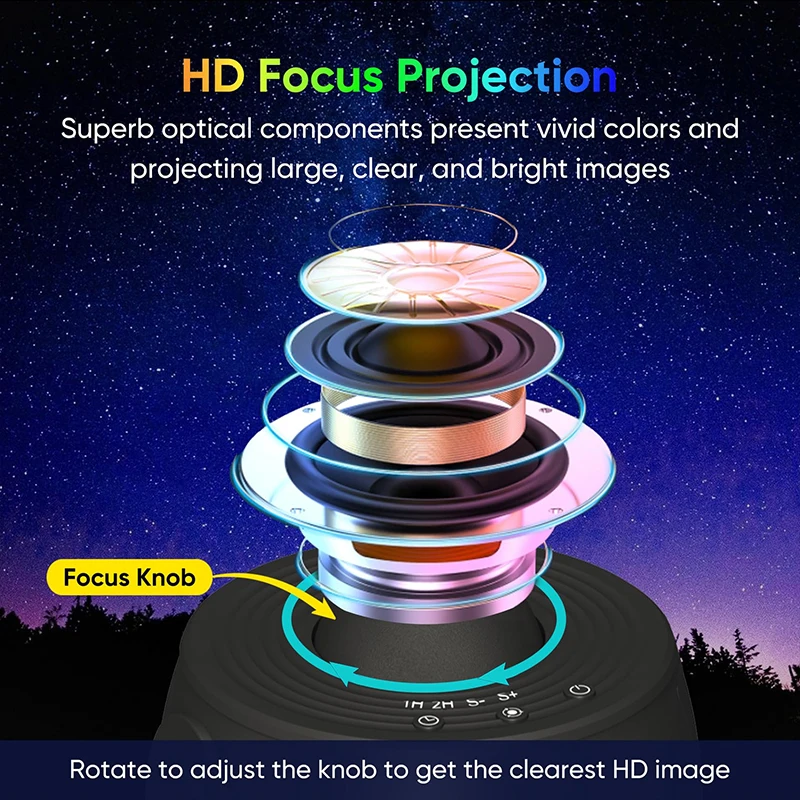 Dream LED Night Light Star Projector 13 in 1 Planetarium Galaxy Projector Lamp 360° Rotate for Bedroom Valentines Decor Day Gift