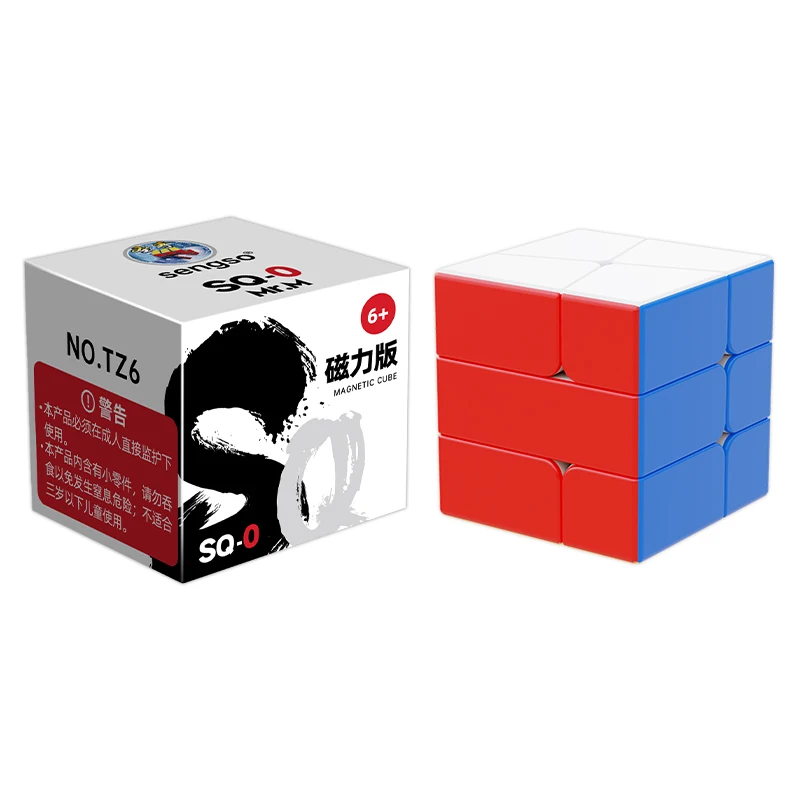 SengSo SQ0 Magnetic Magic Cube Speed Cube Strange Shape Puzzle Stickerless Cube Puzzle Toys ShengShou SQ0 M