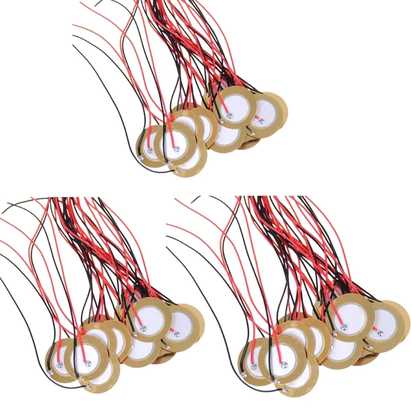 O microfone contato do transdutor Piezo 20 mm / 27 mm / 35 mm aciona o som