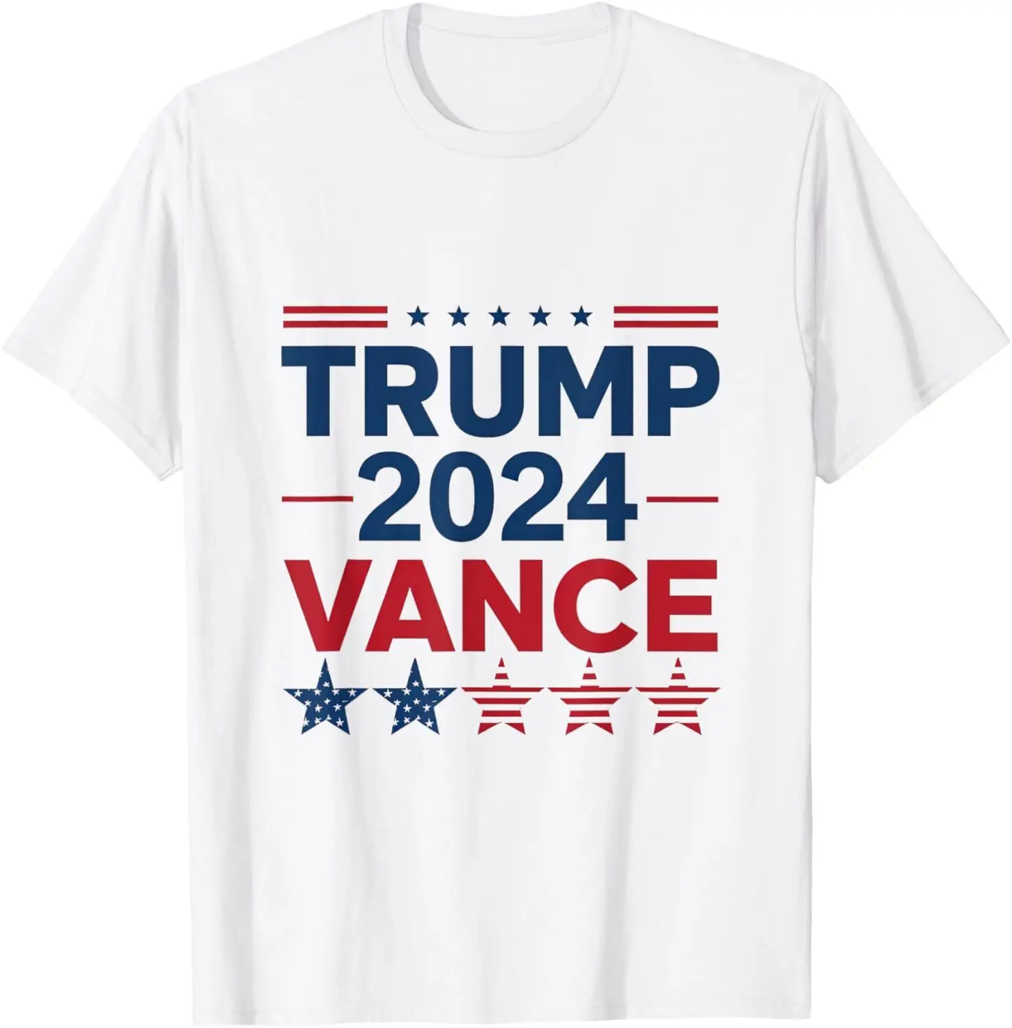 Trump Vance 2024 Patriotic Presidential Campaign Support T-Shirt