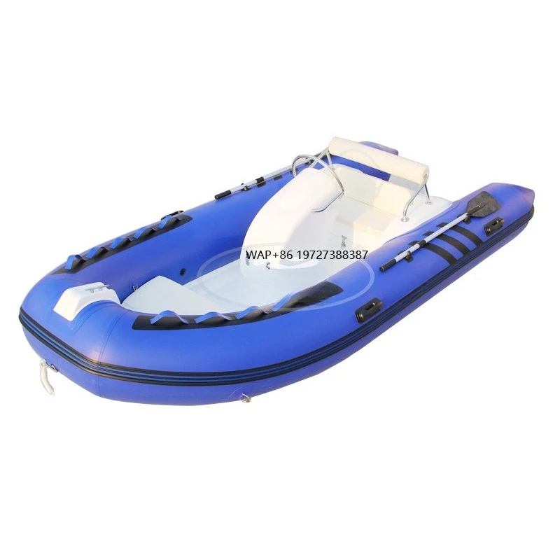 CE 12.8ft Rib390 6 Person Inflatable Boat Jet with Battery European Inflatable Boat Warehouse