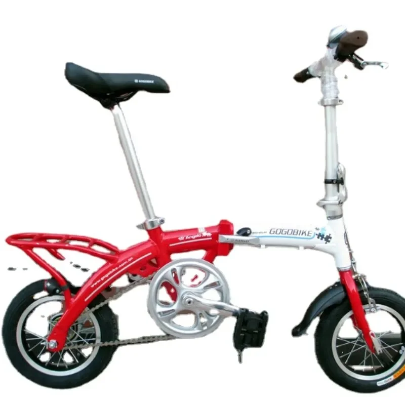 

GOGOBIKE 12-дюймовый мини-велосипед для студентов, портативный, мужской и женский, алюминиевый сплав для взрослых, сверхлегкий складной велосипед, подарок