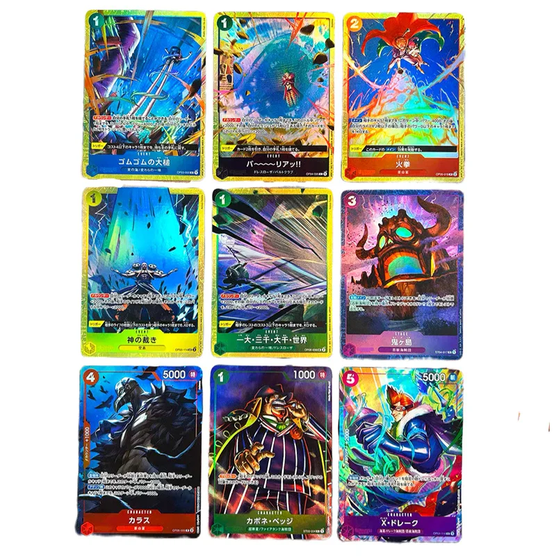 54pcs/set One Piece OP07 TCG OPCG Replica Japanese Version Boa Hancock Sanji Aramaki Nami Doflamingo Game Anime Collection Cards