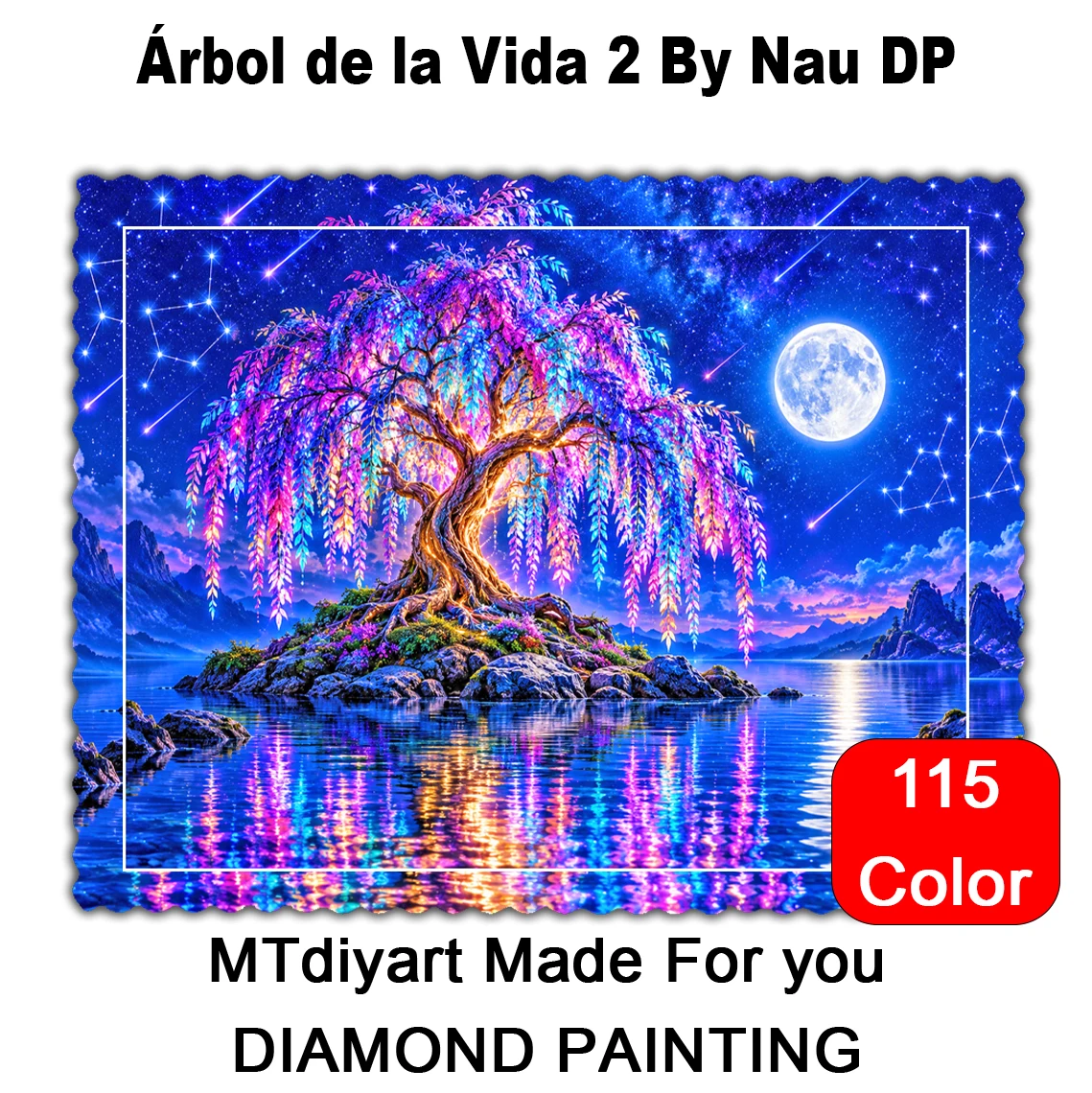 Árbol de la Vida 2 By Nau DP 115 Colors 50x70 70x100 Diamond Painting - AliExpress 15