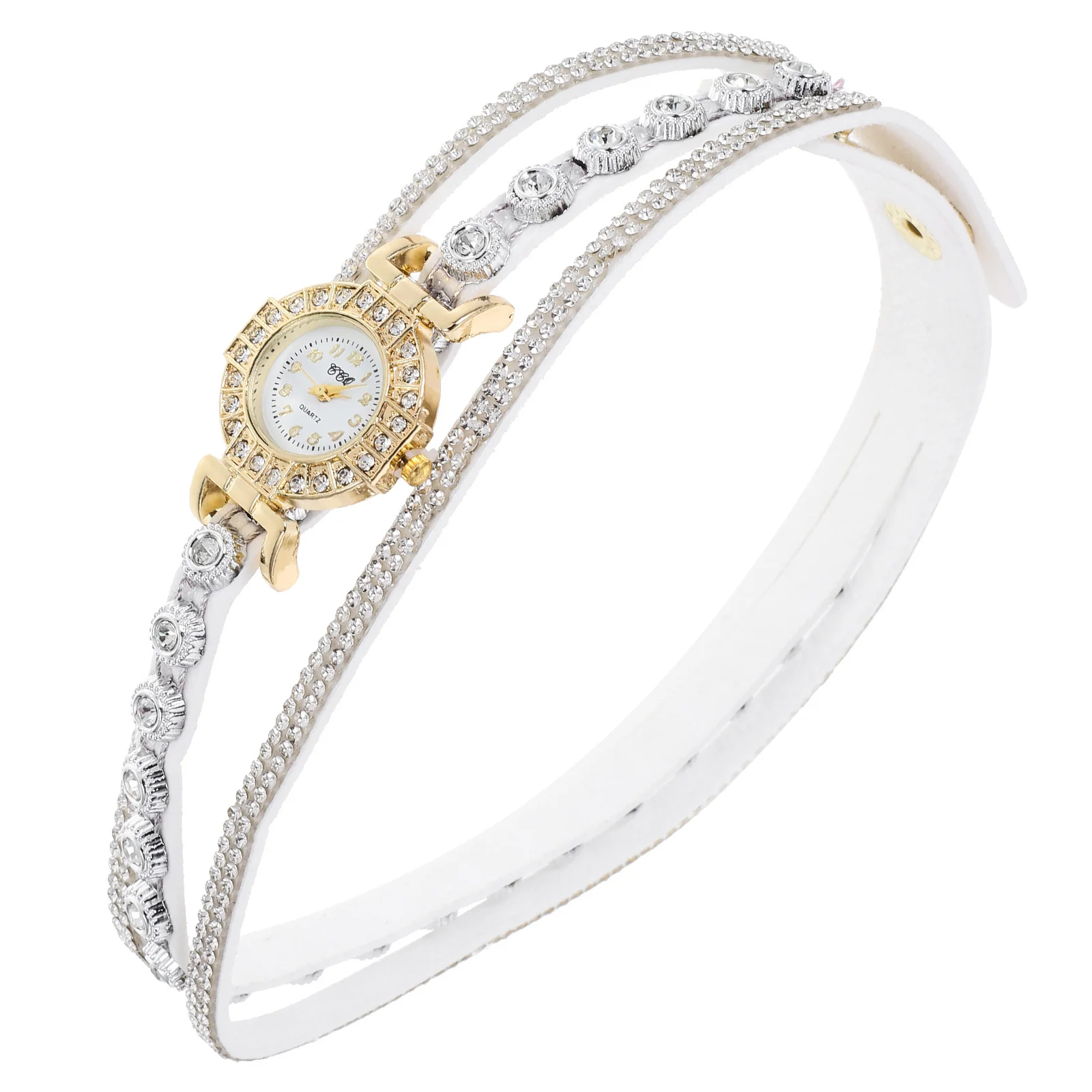 

Fashion Pearl Wristwatch White Creative Women Quartz Watch Durable Comfortable Birthday Gift Creative Women Watch