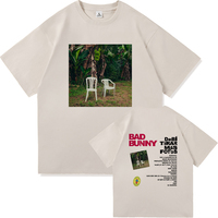 DTMF Debí Tirar Más Fotos TShirt BAD BUNNY 2025 New Album Men/women Clothing Harajuku High Quality Cotton Tops Fans Gift TShirts