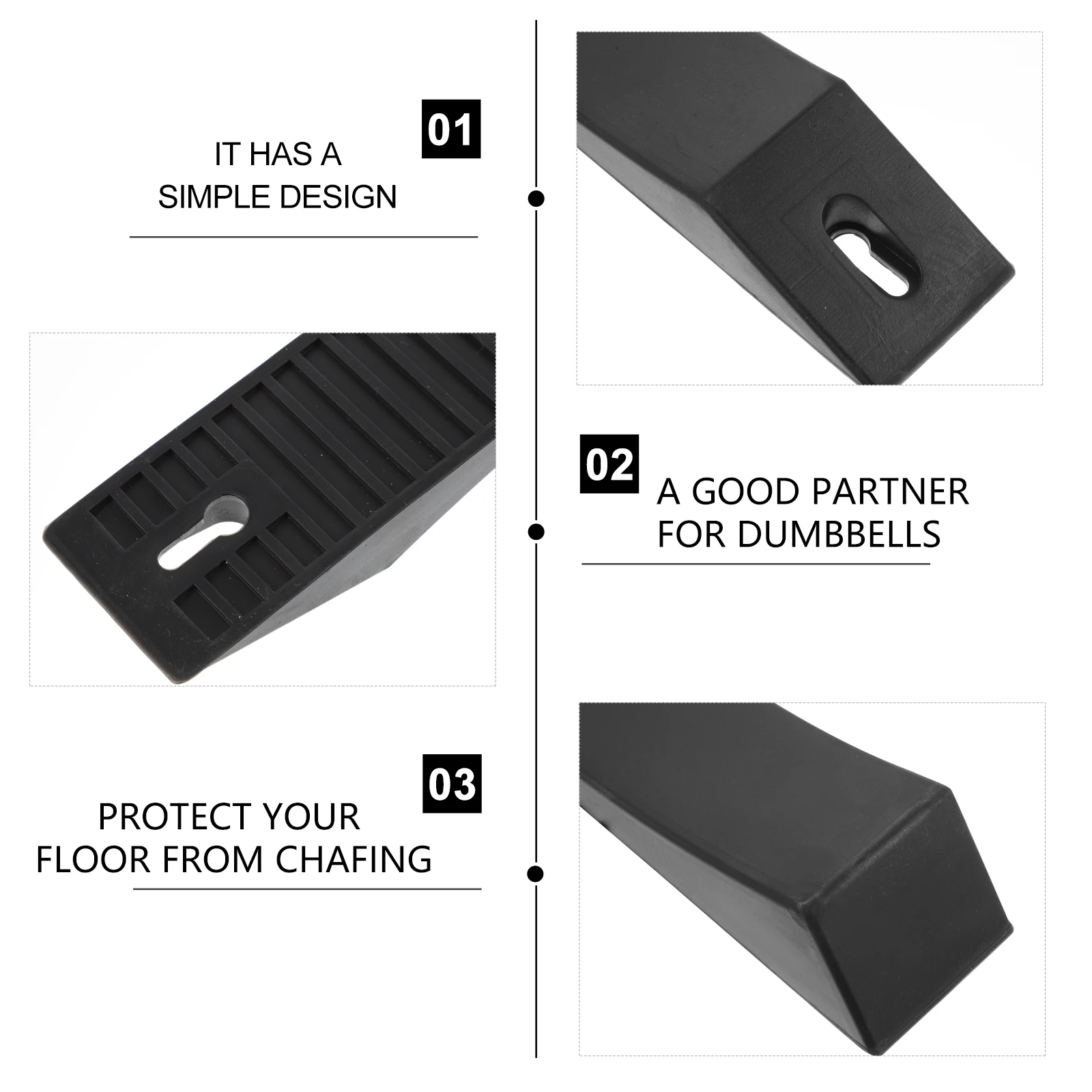 

Silicone Barbell Pad High Elasticity Black Bumper Pieces Deadlift Training Equipment Protection Pad Anti Slip