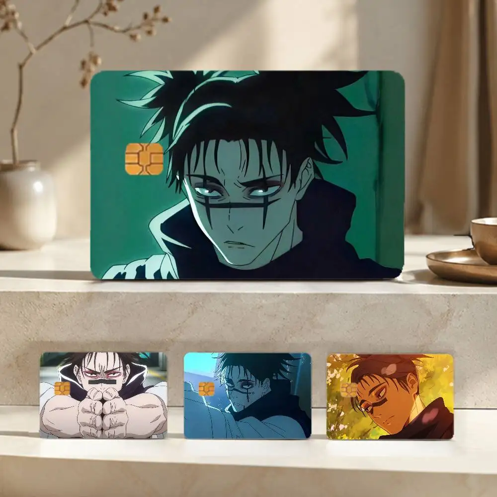 Anime Choso Jujutsu Kaisen-n Sticker Film Tape Skin for Credit Card Debit Card Waterproof Stickers