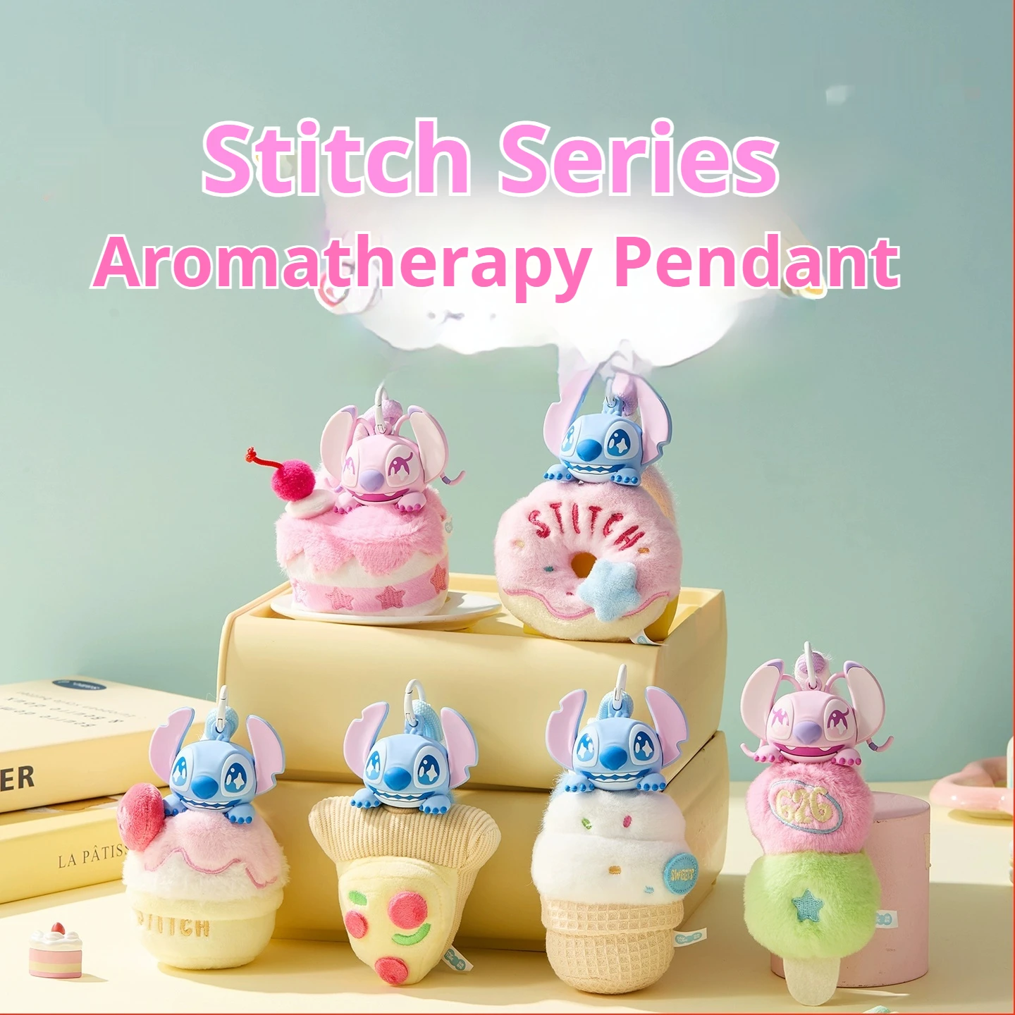 

Genuine Cartoon Stitch Aromatherapy Serie Blind Box Backpack Pendant Children Trend Toy Trend Figure Ornament Girl Birthday Gift