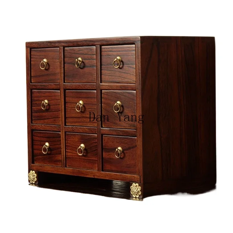 

cyh solid wood small traditional Chinese medicine cabinet household home desktop traditional Chinese medicine storage small