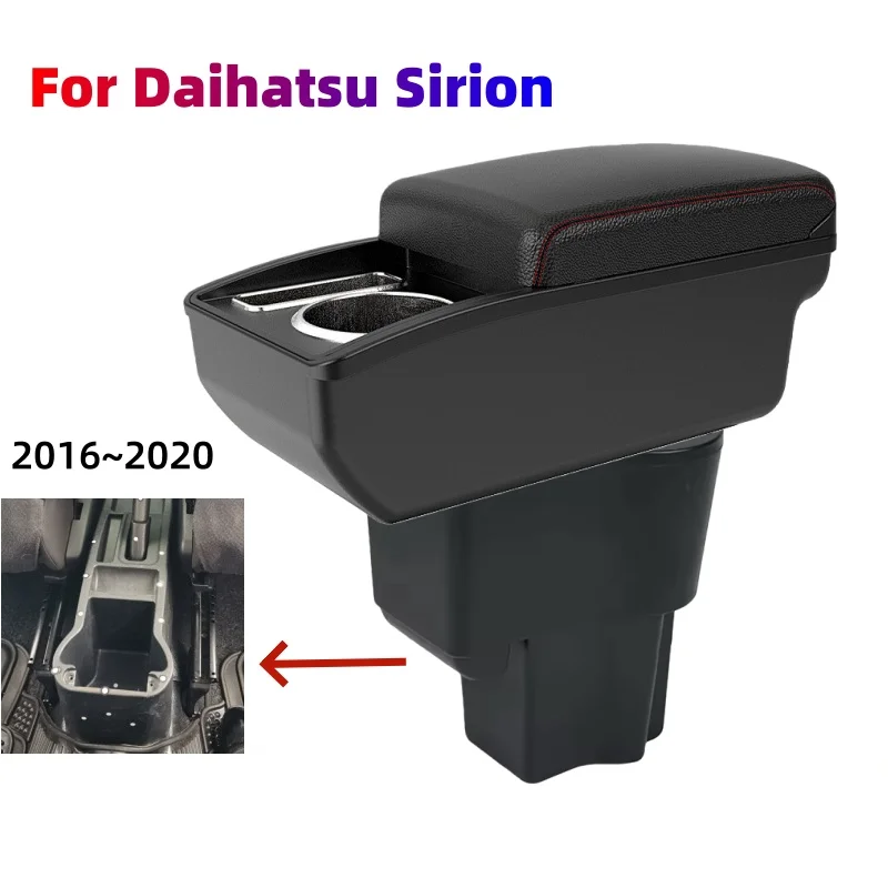 

High-quality Car Armrest box For Daihatsu Sirion Modification Retrofit Parts Accessory storage box with fast charging cup holder