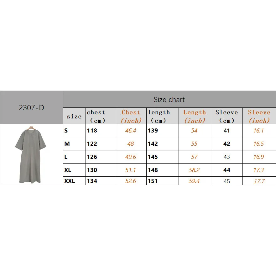 2025 Jubah Prayer Robe Ramadan Raya Men's Clothing Muslim Middle-sleeved Embroidered Moroccan Robe