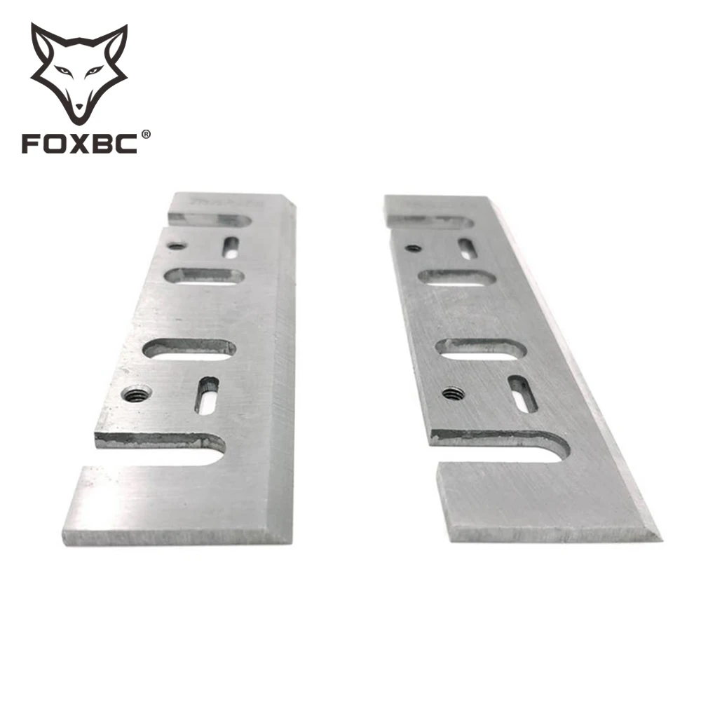 FOXBC 110mm HSS Rabot Lame 110mm x 29mm x 3mm pour interskol R-110/p110-01 Rabot Couteau Outil 4PCS