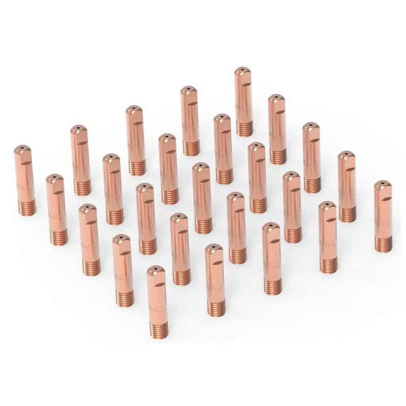 

Наконечники токопроводящие для сварочной горелки MIG 15AK, 0.8/1.0/1.2 мм, 25 шт.