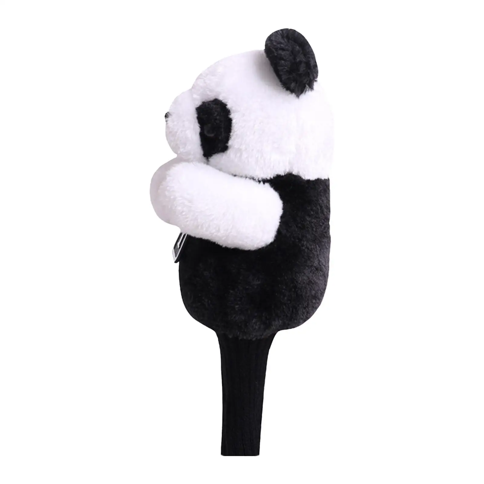 Soft Plush Panda Golf Wood Driver Headcover Sleeve Funny Anti Scratch Golf Club Head Cover for Men Women Golf Accessories