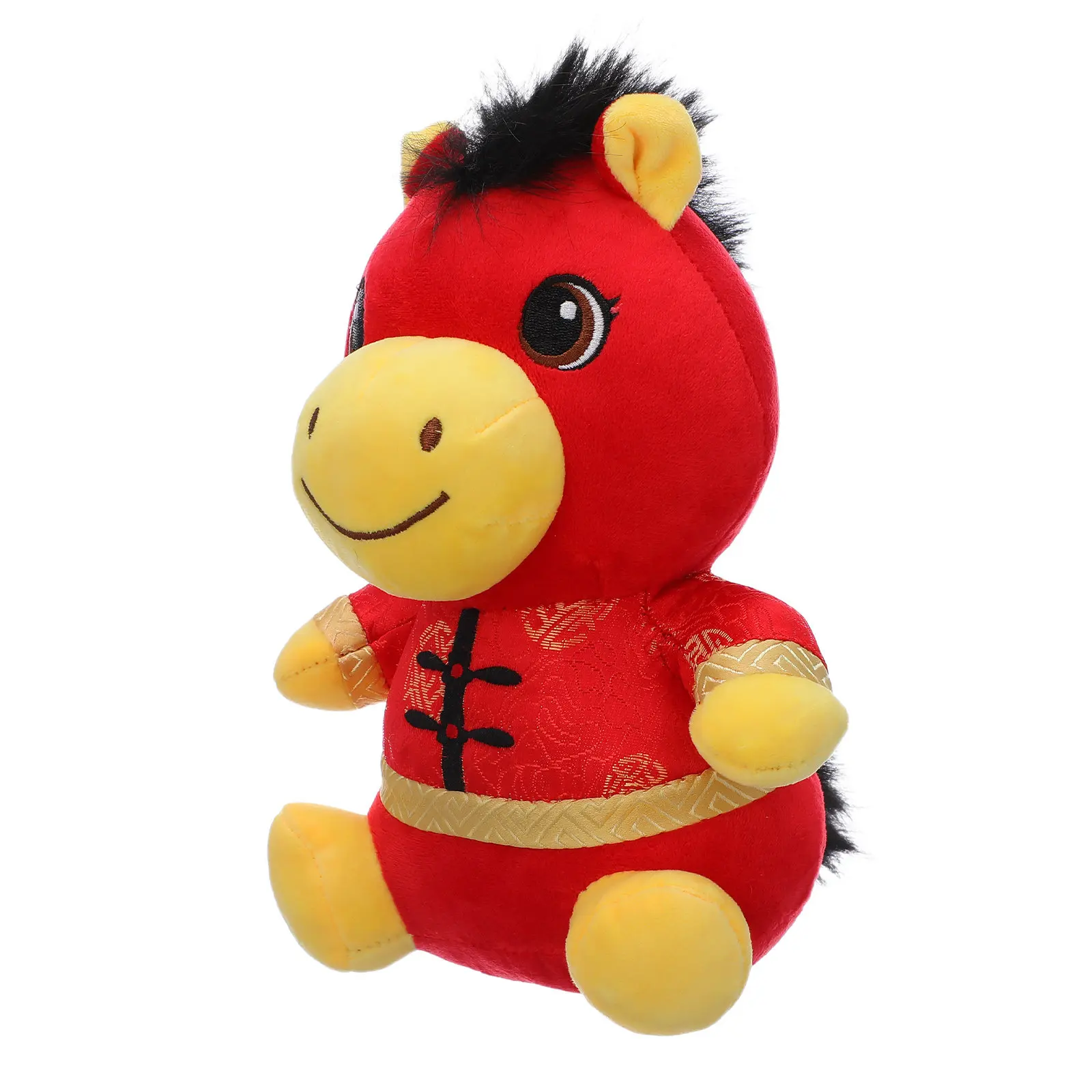 

Chinese New Year Horse Cuddly Mascot 2026 Red Spring Festival Decoration Zodiac Party Favor Supplies Mascot Horse
