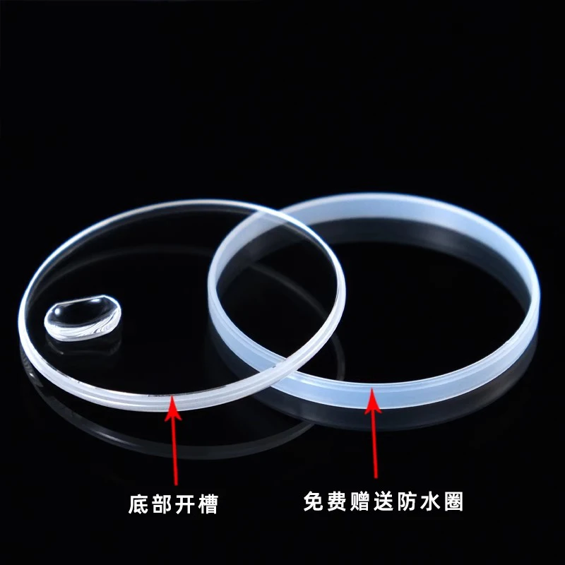 Sapphire watch lens For Rolex Datejust Submariner GMT Sky dweller dia 25.3mm 30.4mm 32.7mm thickness 1.8mm watch crystal mirror