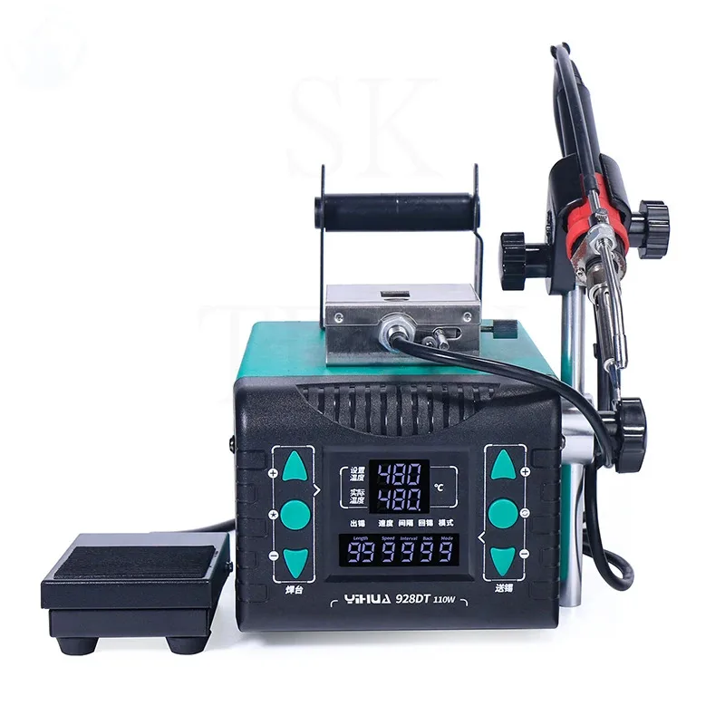 YIHUA 928DT Anti Static Lead Free Rework Station Foot Operate Tin Auto Soldering Iron Constant Temperature Soldering Station