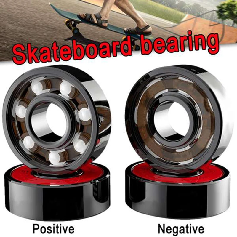 4 Pcs Ceramic Bearings High Speed Wear Resistant For Skate Skateboard Wheel