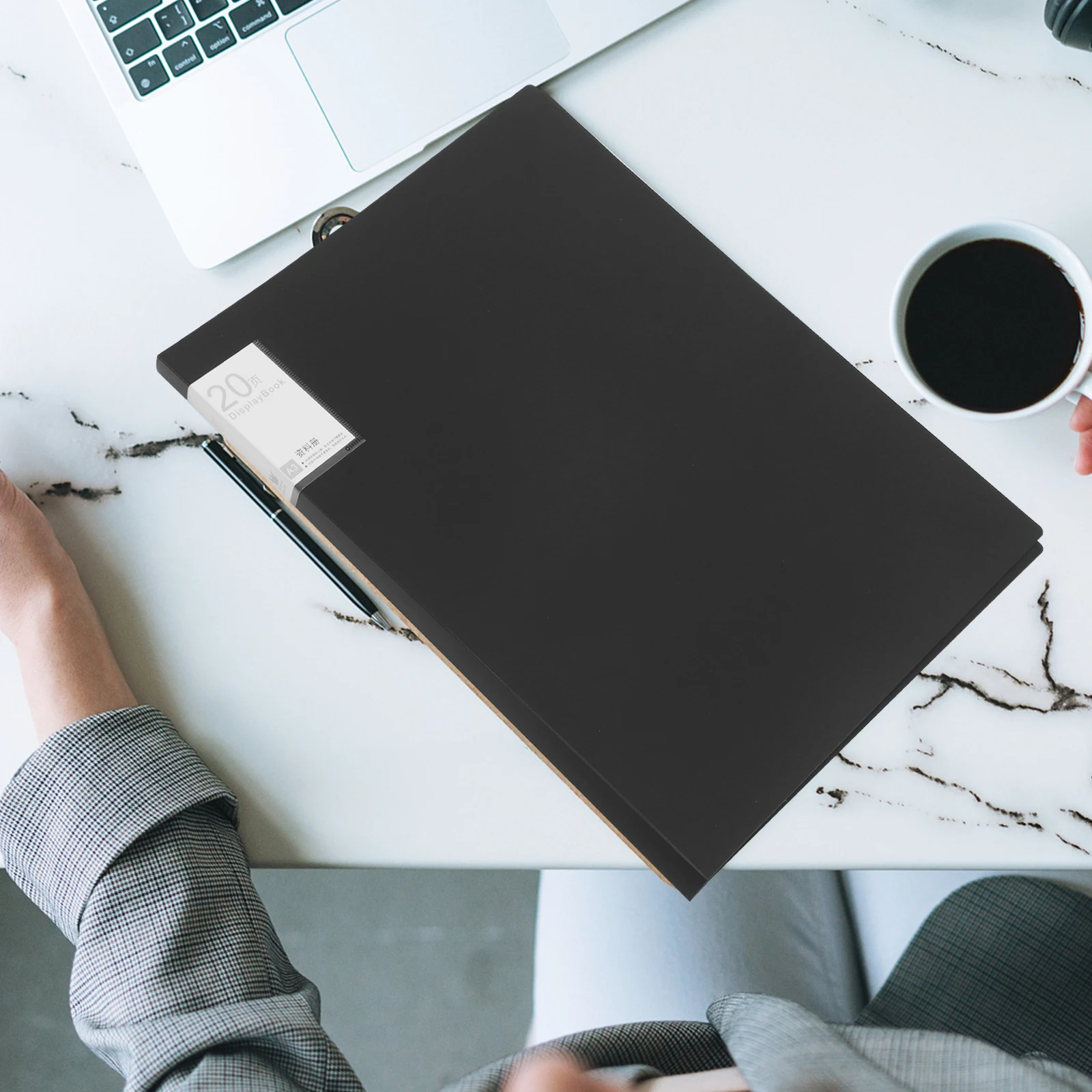 

Office Display Folder Plastic File Organizer Document Storage Presentation Binder Multi-Purpose File Container