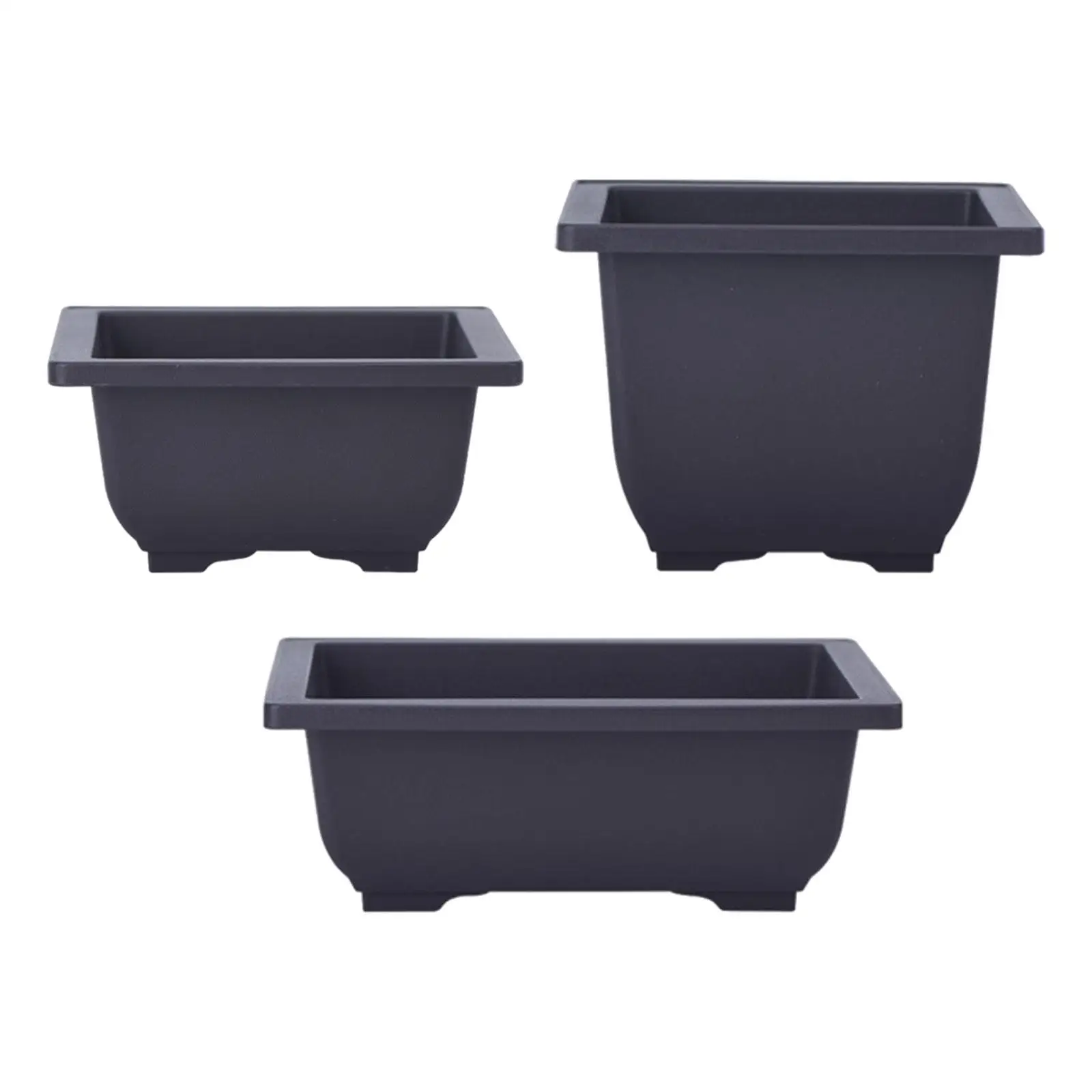 

Bonsai Pot Portable Multifunctional Table Plant Pot with Drainage Holes Planter for Patio Courtyard Garden Indoor Outdoor Decor