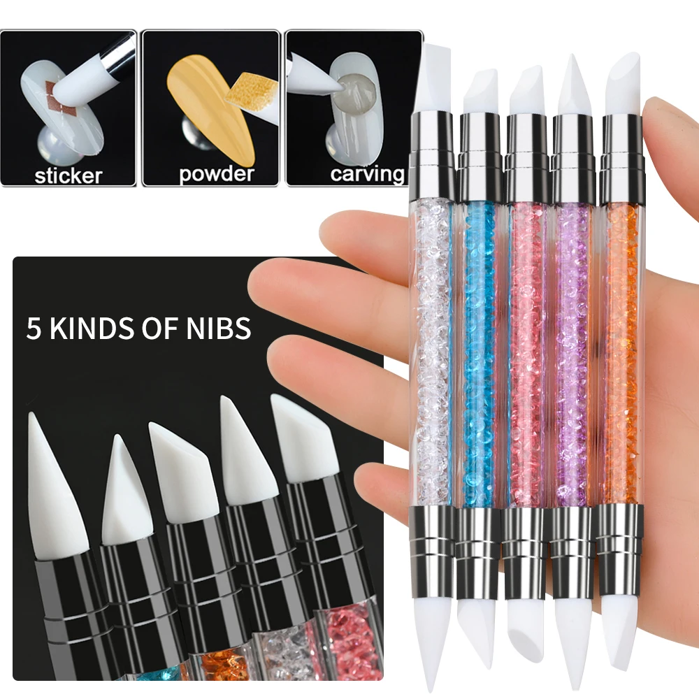 5/10 stücke Rosa/Schwarz Nail art Liner/Malerei Pinsel Ultra-dünne Linie Zeichnung Werkzeug 4/8/12/20/25mm Professionelle Nagel Liner Stift Werkzeug