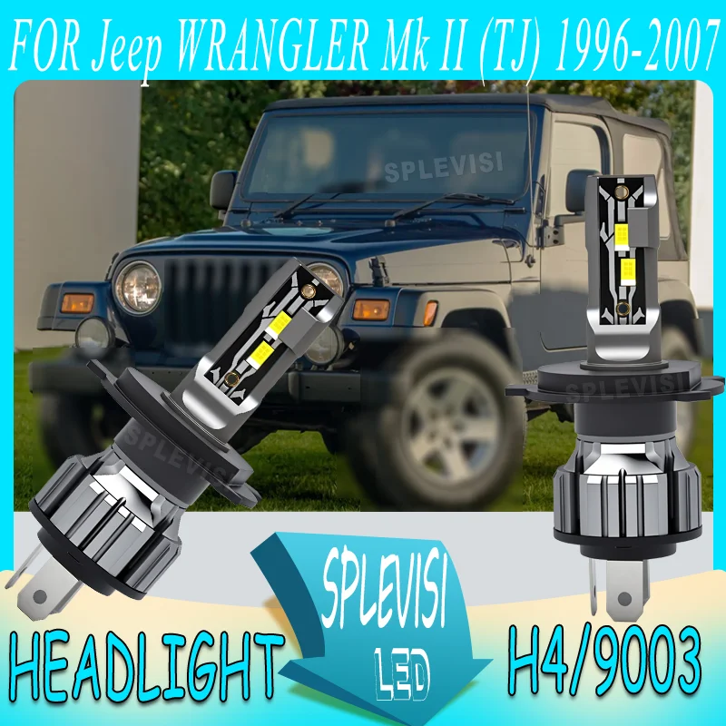 

Tool-Less Setup for Security LED Headlight hi/low beam For Jeep WRANGLER Mk II (TJ) 1996-2000 2001 2002 2003 2004 2005 2006 2007