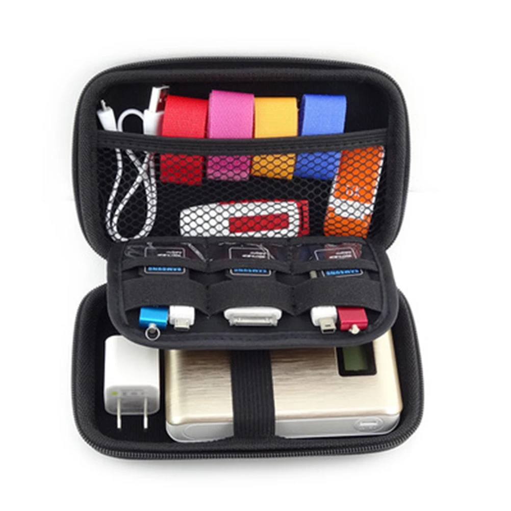 

Digital Accessories Storage Bag Electronic Organizer Portable Travel Case Durable Gadgets Protector Cable Driver