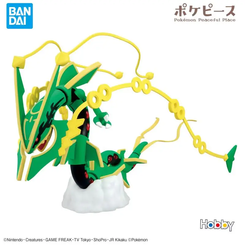 Op voorraad Bandai Pokemon Plastic Model Collectie 61 Selecteer Serie Mega Rayquaza Figuren Anime Model Echte Boxed Toy Gift - afbeelding 2