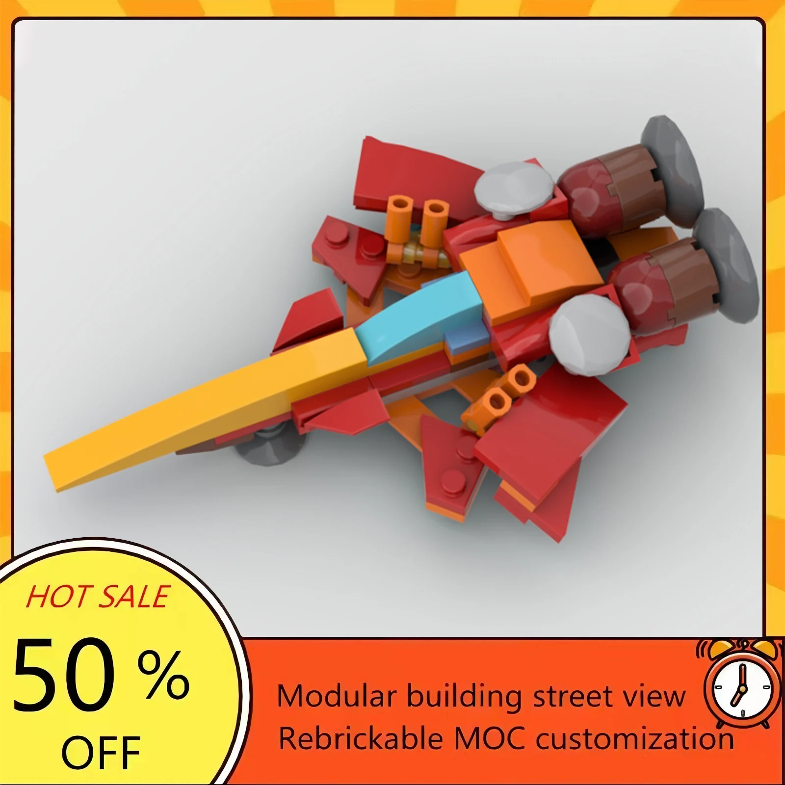 

63PCS Popular Space War Movie Model MOC Building Bricks Spaceship Modular Technology Gifts Holiday Assemble Children Toy Suit