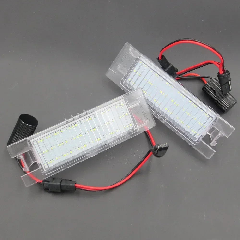 Lámpara LED para matrícula, luz para Opel Vectra C Zafira B Tigra B Meriva A Meriva B Cascada Ampera Adam Corsa Astra Insignia
