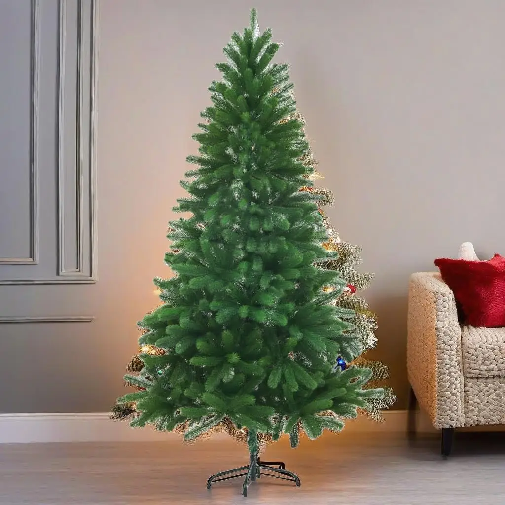 5ft Faux Christmas Tree with Realistic Green Needles - Perfect Holiday Decoration