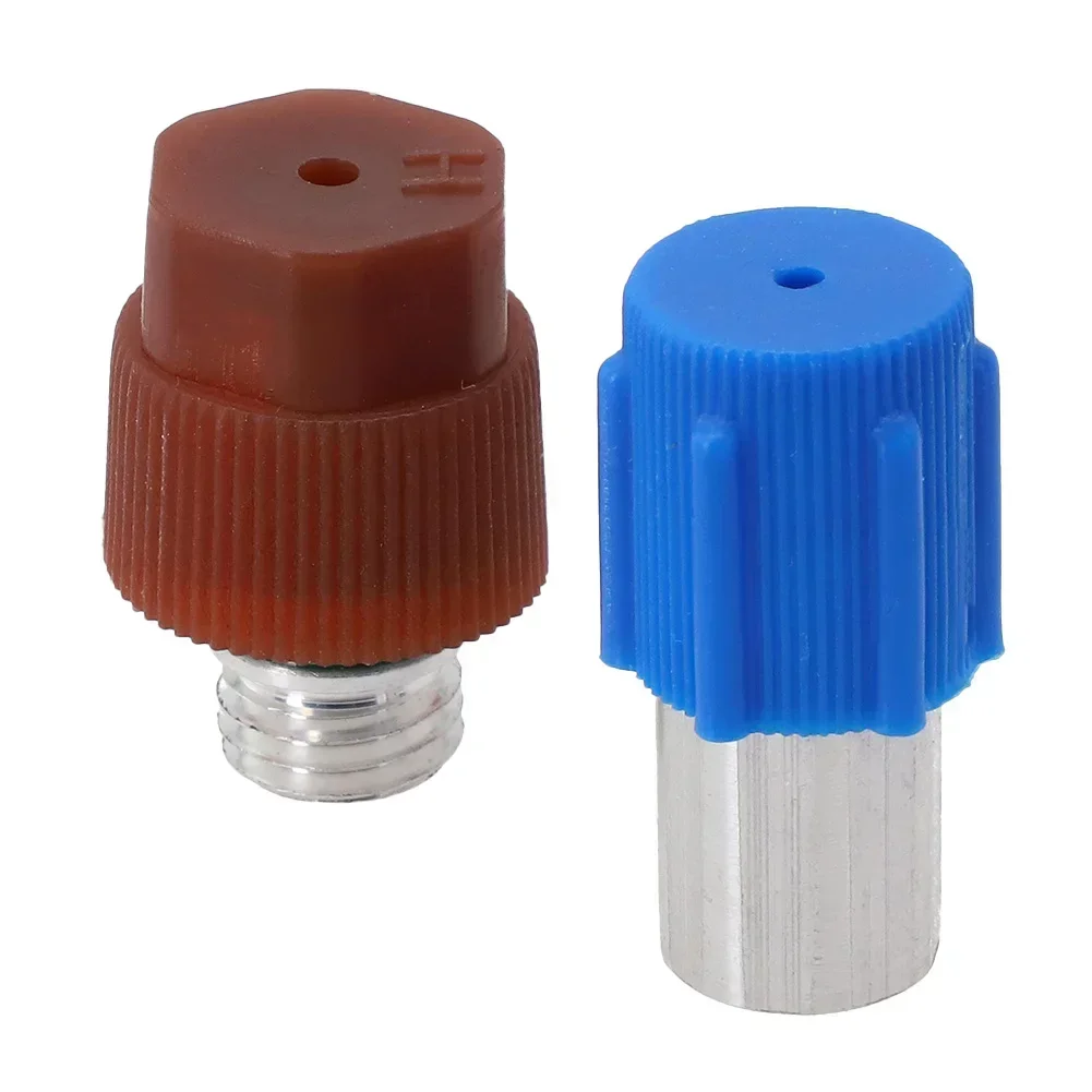 

2Pcs R134A Auto A/C High And Low Pressure Quick Coupling Male Conversion Interface FOR FORD For OPEL For SEAT For SKODA