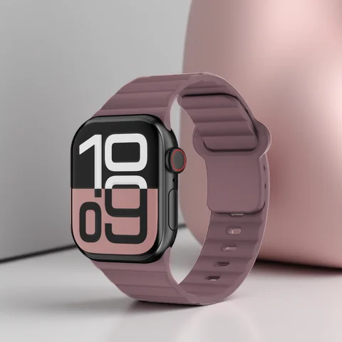 Apple Watch Sport Strap Sport Silicone Strap for Apple Watch Bands 44mm 40mm 46mm 49mm 45mm Correas Bracelet iWatch Ultra 4 2 3 Series 11 10 9 8 7 SE 12