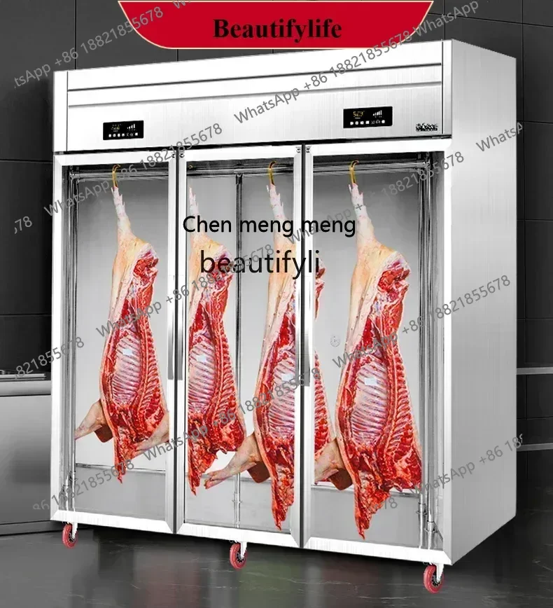 

X ss 8617 Commercial vertical beef and mutton fresh-keeping cabinet refrigerated and frozen acid discharge hanging meat cabine