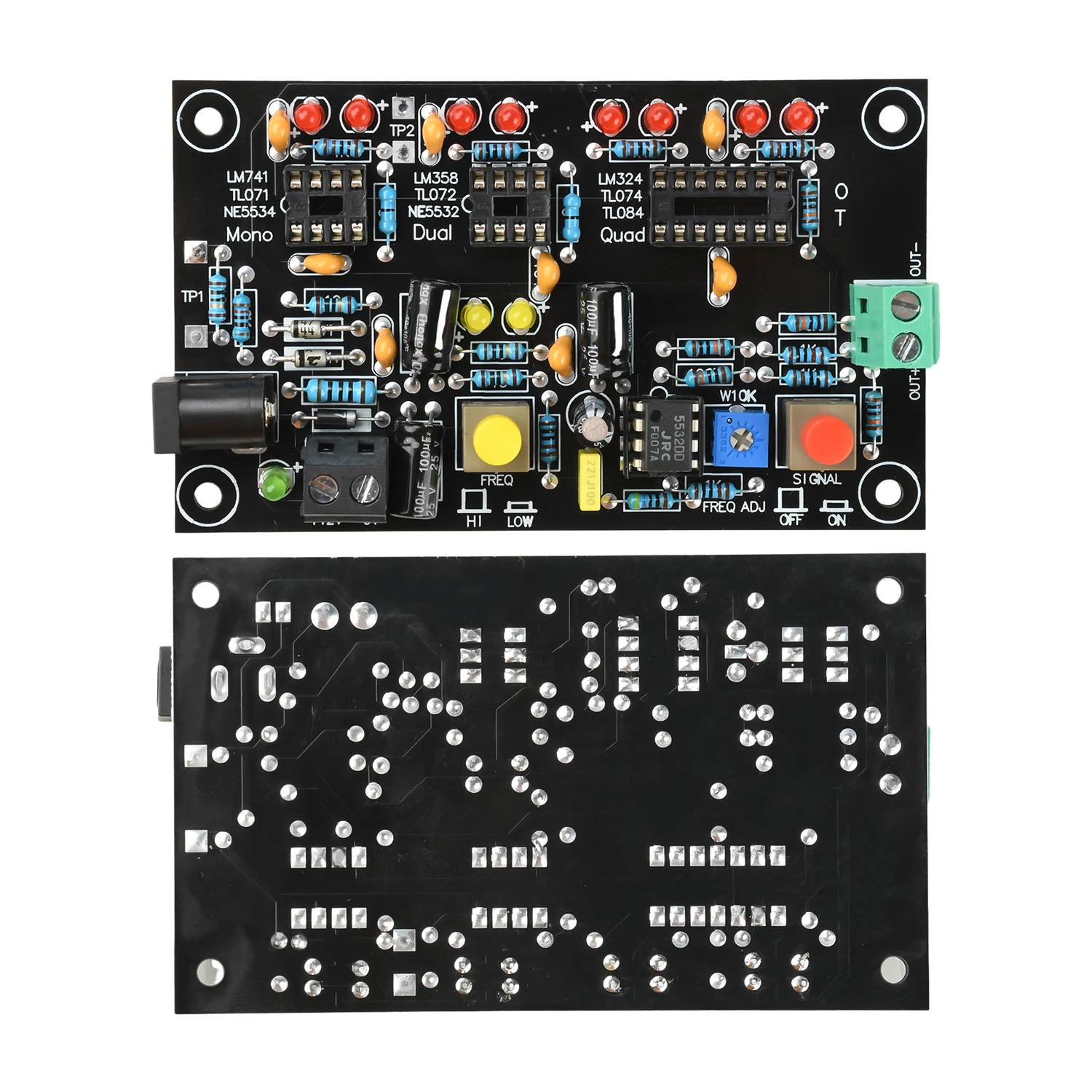 Carte De Test Amplificateur Opérationnel T2 – Test Mono/Double/Quad En DC 12V