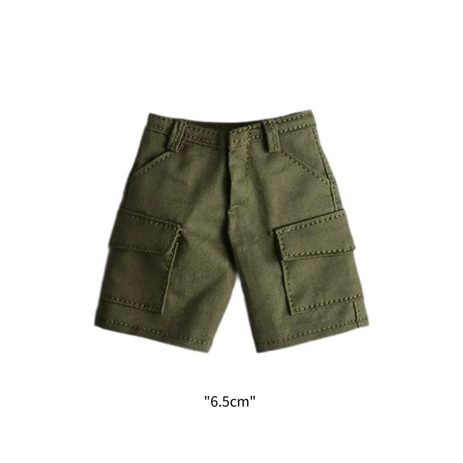 

Cargo Shorts Doll Pants for 6 Inch Action Figures Wearable Cloth Outfit Miniature Clothing Accessories Dress Up