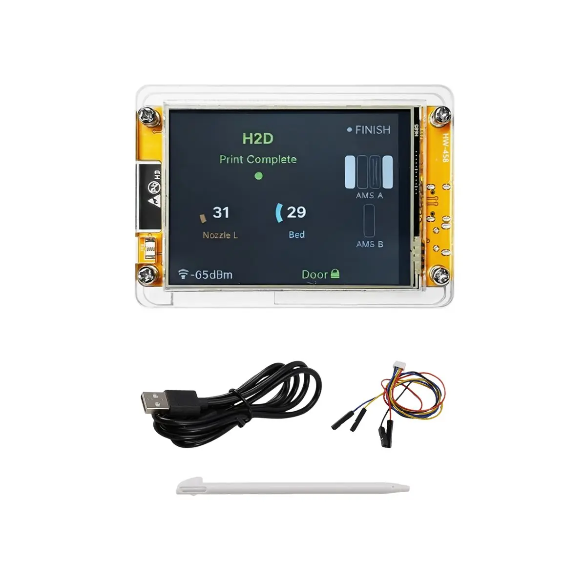 A85P ESP32-S3 Development Board WiFi Bluetooth 1.54-Inch TFT Display BambuHelper Monitor Via MQTT for Bambu Lab Printer