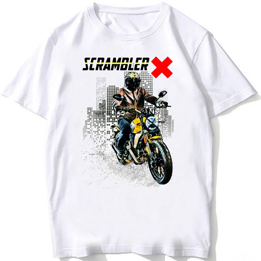 

Scrambler 1200X Superbike T-Shirt Men Short Sleeve Hip Hop Sport Boy Casual White Tshirt GS Adventure Motorcycle Riding Tees