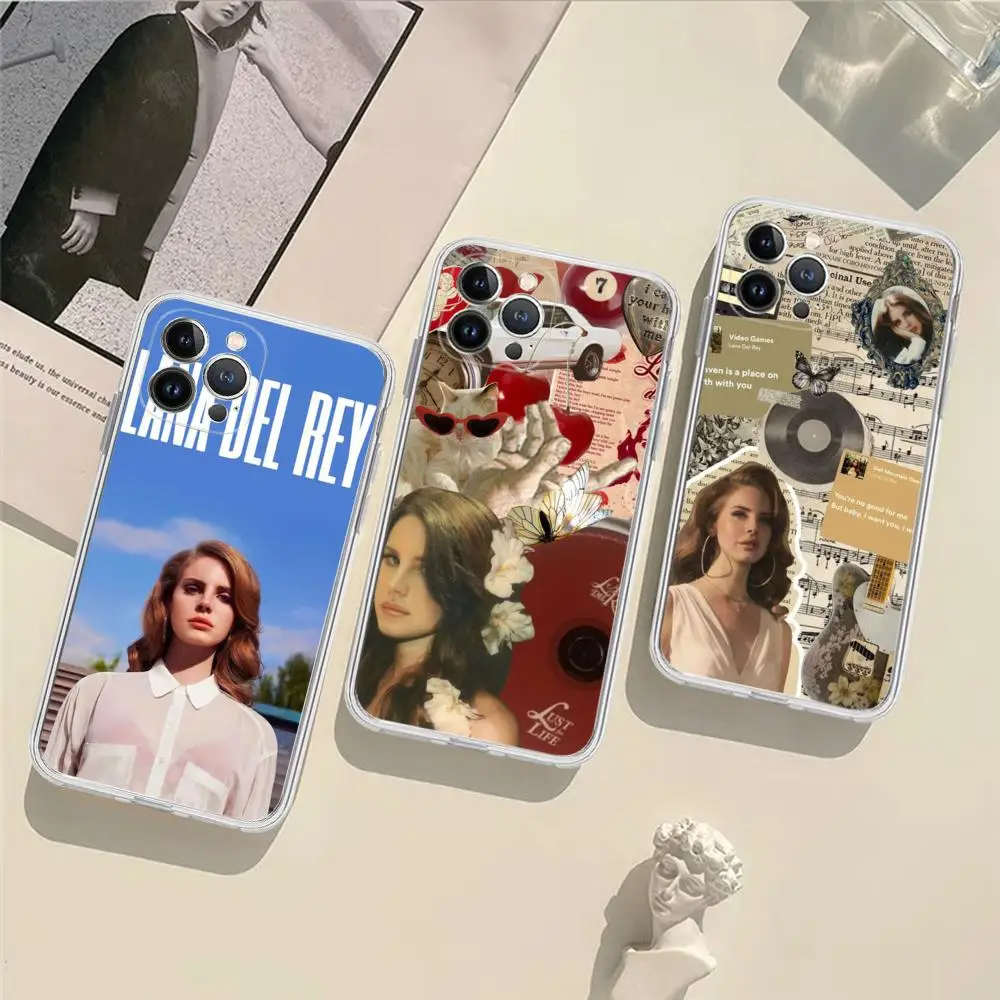 

L-Lana-Del-Rey Singer Phone Case Silicone Soft for iphone 15 14 13 12 11 Pro Mini XS MAX 8 7 6 Plus X XS XR Cover