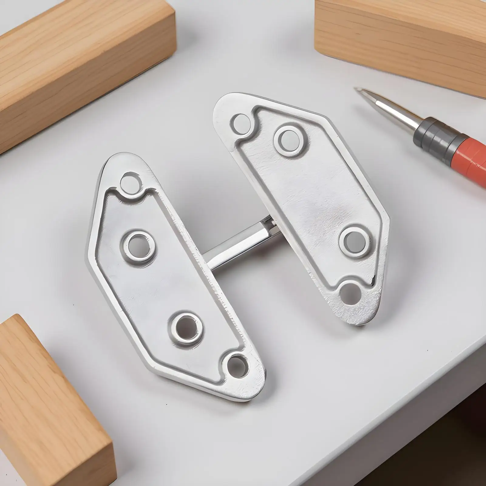 مفصلات من الفولاذ المقاوم للصدأ بتصميم فراشة ملحقات دعم من الدرجة البحرية مفصلات شديدة التحمل لأثاث سقيفة البوابة الخارجية للقوارب #2