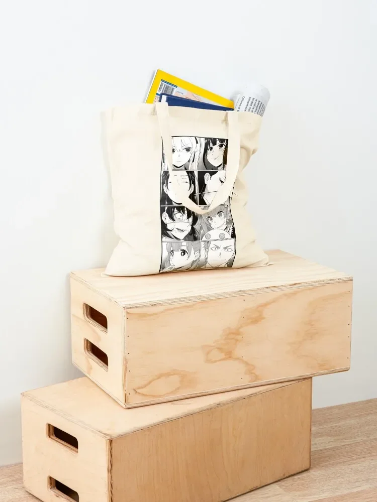 Kakegurui - حقيبة حمل جماعية حقائب نسائية للمتسوقين حقيبة حمل شخصية حقائب قماش