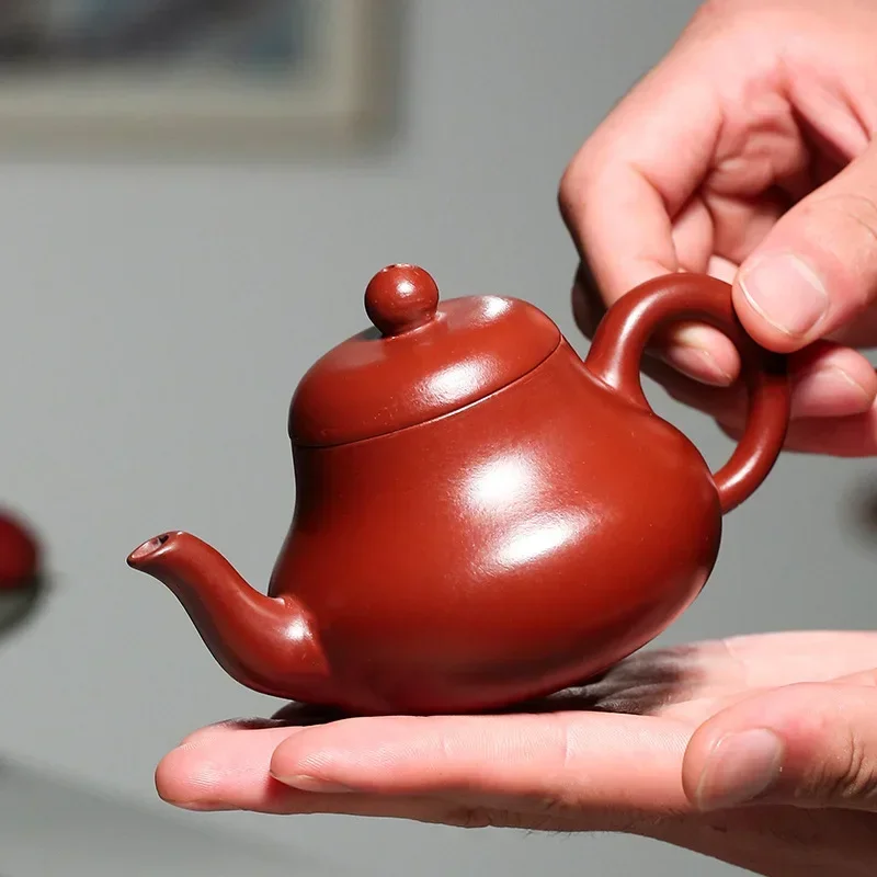 

Handmade Pear Shape Xi Shi Pot Purple Clay Tea Set Chinese Yixing Teapot Pure Kettle Home Tea Ceremony Accessories 160ml