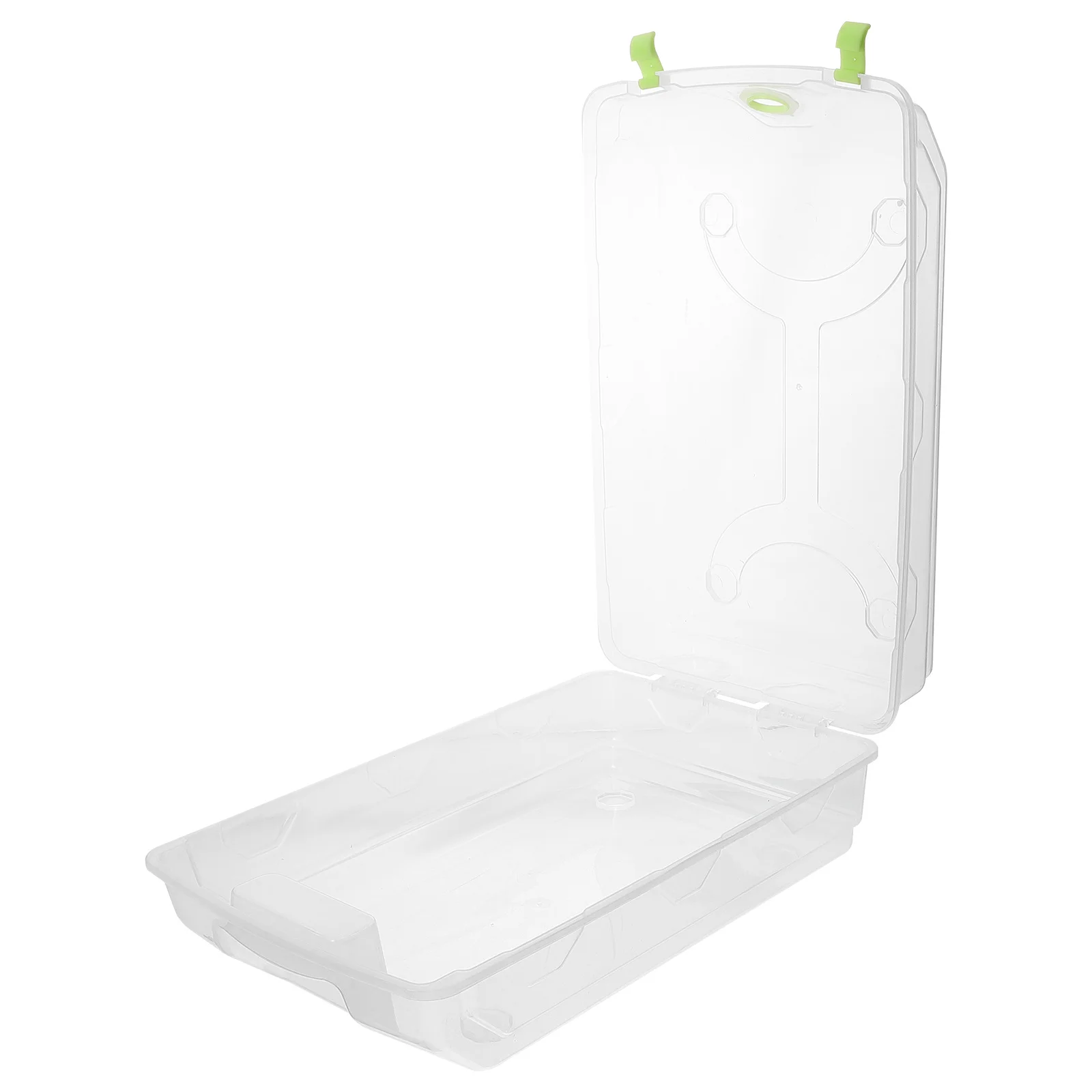 

Stackable Clear Plastic Shoe Storage Box Organizer 22x13x37cm Easy Assemble Shoe Case with Vent Holes for Flat Shoes