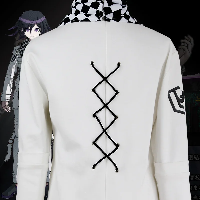 6PCS Anime Danganronpa V3 Ouma kokichi Cosplay Costume Japanese Game School Uniform Suit Outfit