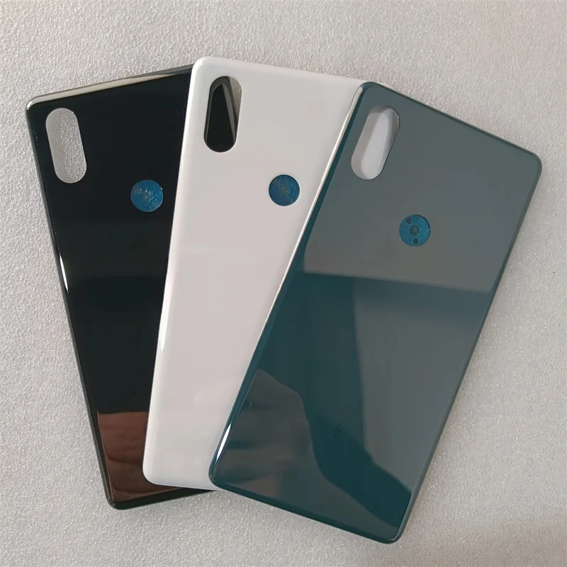 

Задний корпус для Xiaomi Mi Mix 2S, керамическая задняя крышка, чехол для аккумулятора, замена запасных частей, клей