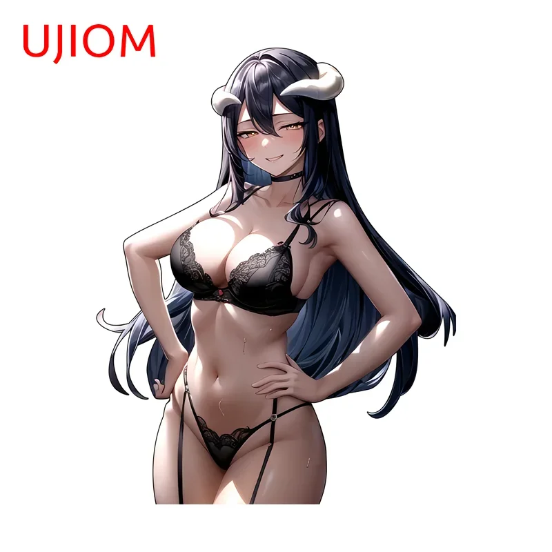 UJIOM Seductive Albedo Big Breasts Waifu Wall Sticker Fashion Attractive Chic Sunscreen Decal Suitable For Creative Stickers