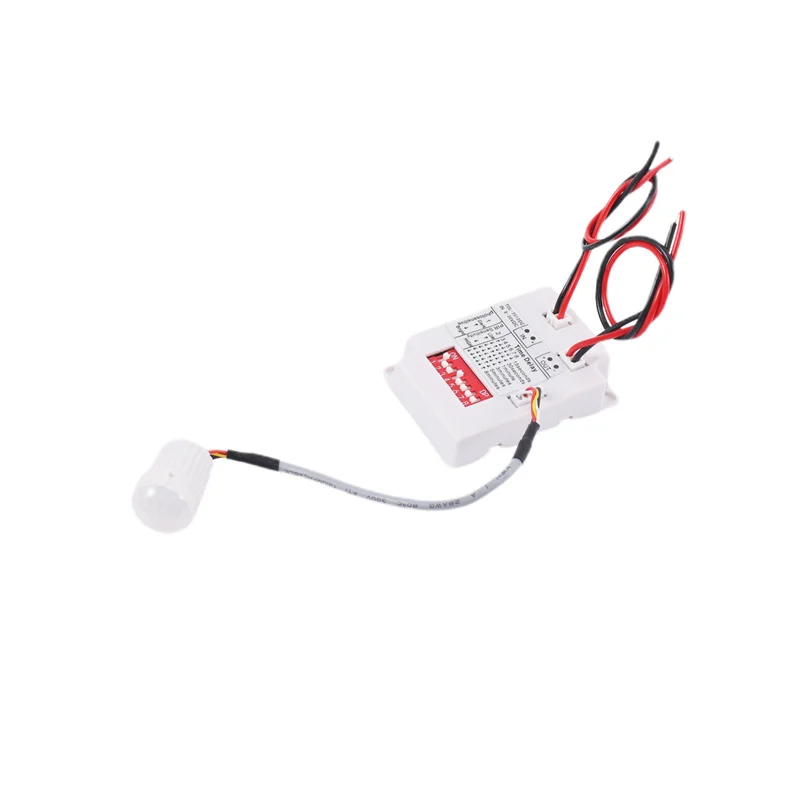 -A96Z 4X 12V 24V PIR Motion Sensor Switch IR Infrared Human Induction Time Delay Relay Switch Corridor LED Light Timer Switch